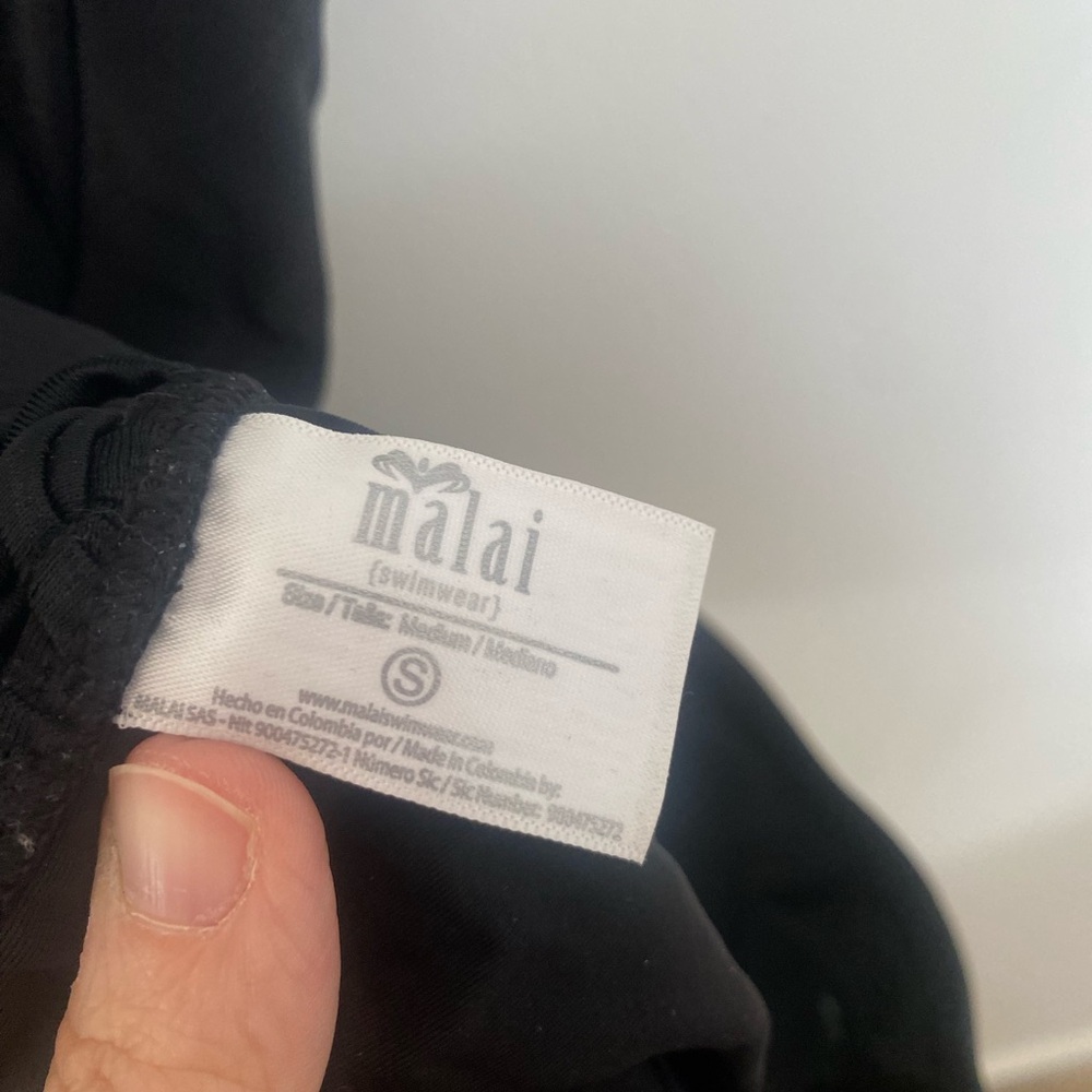 Malai Women’s Black One Piece Swimsuit - Picture 3 of 4